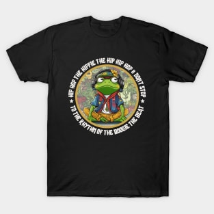 Hip Hop the Hippie the hip hop frog T-Shirt